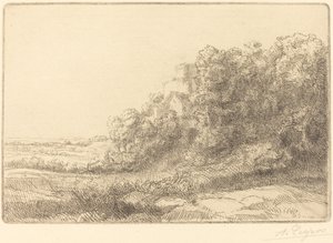 Old Chateau Um antigo castelo. de Alphonse Legros
