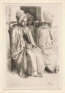 Paysannes des Environs de Boulogne (Mulheres Camponesas do Bairro de Boulogne) de Alphonse Legros