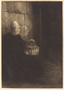 Camponesa de Boulogne Camponesa de Boulogne conhecida como La femme au panier. de Alphonse Legros