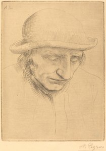 Camponês de chapéu redondo Camponês de chapéu redondo. de Alphonse Legros