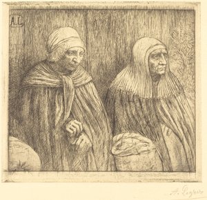 Camponeses (camponeses) de Alphonse Legros