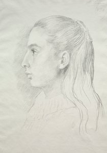 Retrato da Srta. Nora E. Legros de Alphonse Legros
