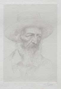 Retrato de Alfred Lord Tennyson de Alphonse Legros