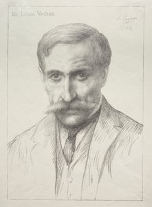 Retrato do Dr. Louis Vintras de Alphonse Legros