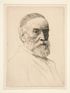 Retrato de G. F. Watts (R.A.) de Alphonse Legros
