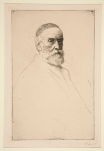 Retrato de G. F. Watts, R. A. de Alphonse Legros
