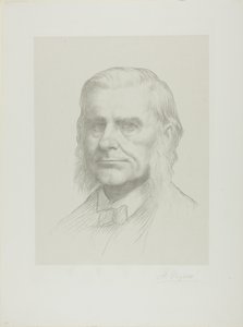 Retrato do professor Huxley de Alphonse Legros