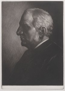 Retrato de Sir Francis Seymour Haden, 1881. de Alphonse Legros