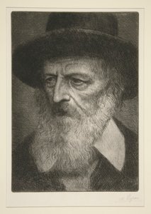 Retrato de Tennyson de Alphonse Legros