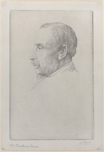 Retrato de William Cawthorne Unwin, 1892. de Alphonse Legros