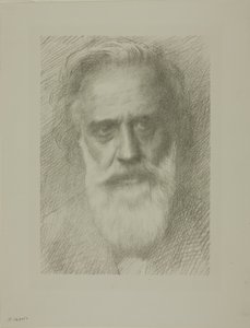 Retrato do Artista, oitava placa de Alphonse Legros