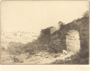 Ruína romana Ruína romana. de Alphonse Legros