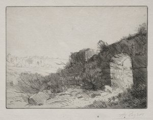 Ruínas romanas. de Alphonse Legros