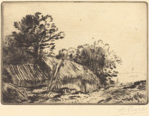 Cena rústica (Cena rústica) de Alphonse Legros