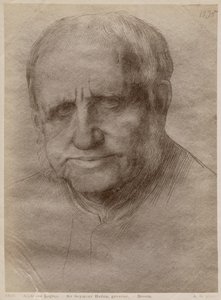 Sir Francis Seymour Haden, etcher, 1895 (goldpoint no papel) (veja também 414599) de Alphonse Legros