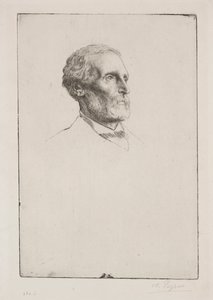 Sir Frederick W. Burton. de Alphonse Legros