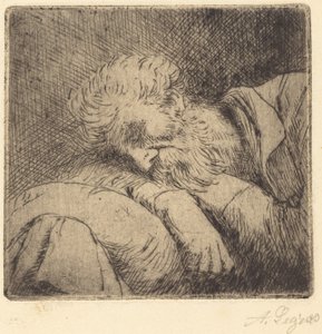 Mendigo Adormecido de Alphonse Legros