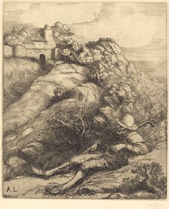 Pastor Adormecido (Le repos du berger) de Alphonse Legros