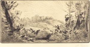 Pequena Colina Le coteau. de Alphonse Legros