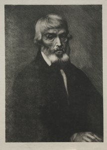 Pequeno retrato de Thomas Carlyle de Alphonse Legros