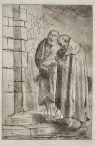 St. Pierre e St. Paul na porta do Sr. Richard. de Alphonse Legros
