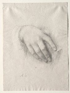 Estudo das mãos de Alphonse Legros
