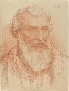 Estudo de uma cabeça. de Alphonse Legros