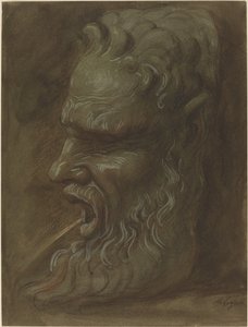 Estudo de uma máscara de Alphonse Legros
