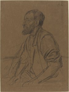 Estudo de um trabalhador de Alphonse Legros