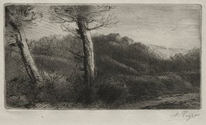 Pôr do sol de Alphonse Legros