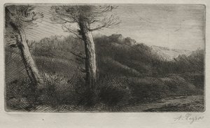 Pôr do sol. de Alphonse Legros