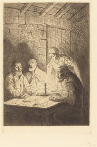 Ceia dos Pobres Ceia no misere. de Alphonse Legros