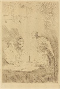 Ceia dos Pobres Ceia no misere. de Alphonse Legros