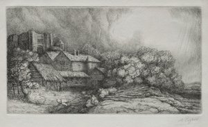 A fazenda da abadia La Ferme de labbaye. de Alphonse Legros