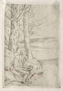 O mendigo cego de Alphonse Legros
