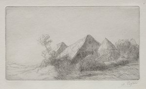 A barraca do carrinho de Alphonse Legros