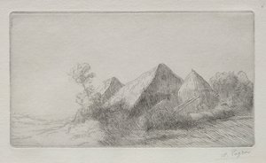O carrinho derramado. de Alphonse Legros