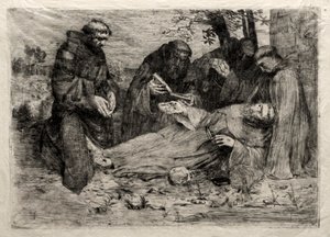 A Morte de São Francisco de Alphonse Legros