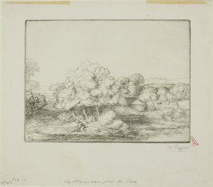 A aldeia à beira do lago de Alphonse Legros