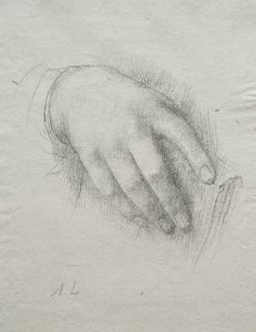A Mão de Nora E. Legros de Alphonse Legros