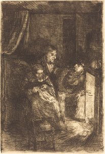 A Lareira (Le foyer) de Alphonse Legros