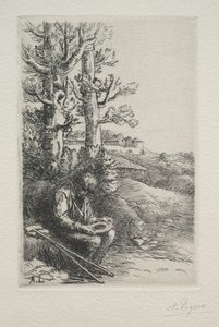 O pequeno mendigo. de Alphonse Legros