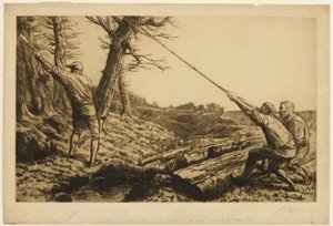 Os LumberJacks, segunda placa de Alphonse Legros