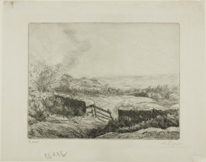 A Porta do Prado de Alphonse Legros