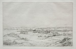 O Prado perto do Lago (La Plaine Près Du Lac) de Alphonse Legros
