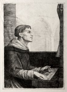 O monge no órgão de Alphonse Legros