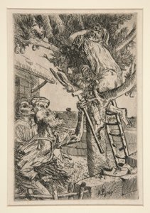 The Pear Thief, No. 2 (Le Voleur des Poires, No. 2) de Alphonse Legros
