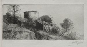 A torre do pombo. de Alphonse Legros