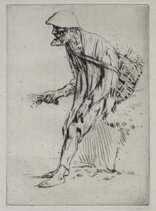 O Red Pimpernel Vender. de Alphonse Legros