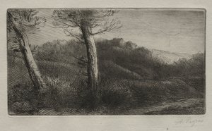 O Viajante Estendido na Grama de Alphonse Legros